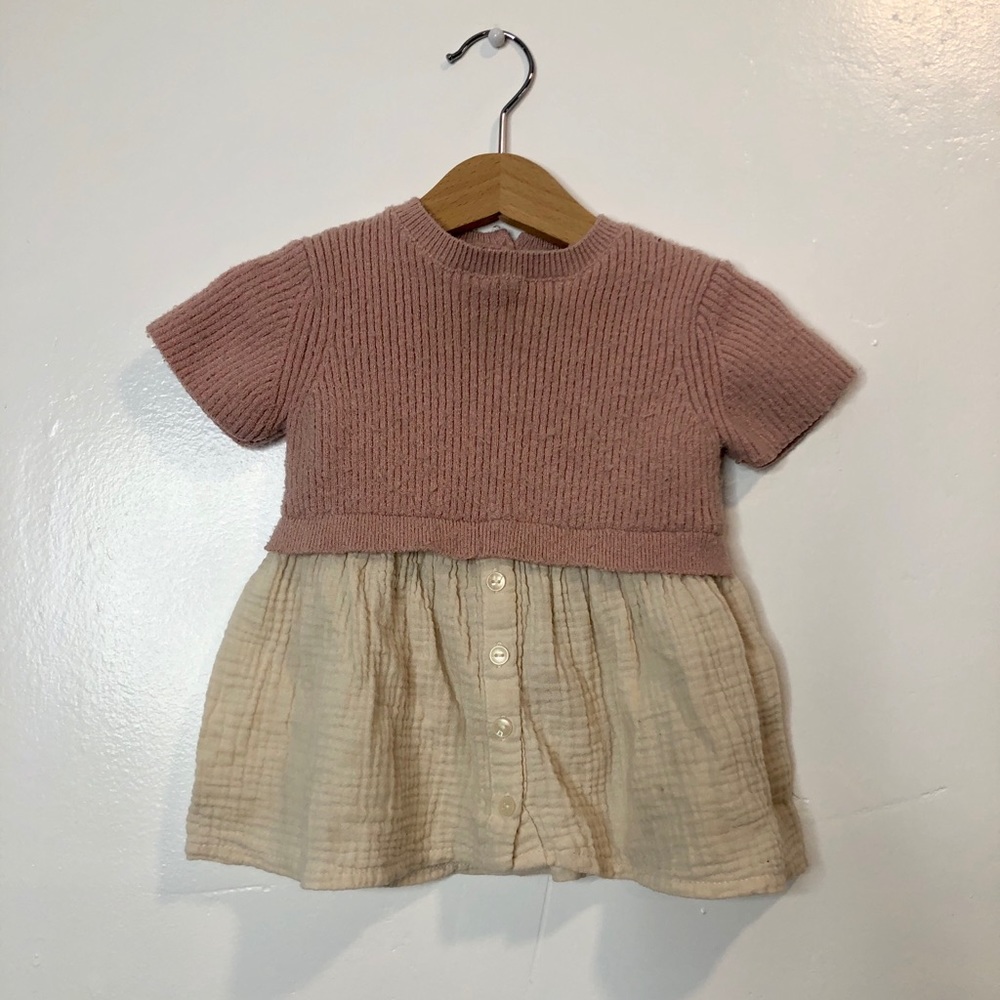 Blush pink dress, neutral colors